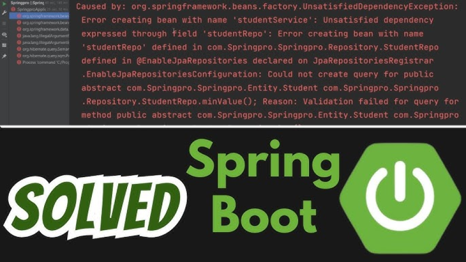 Why UnsatisfiedDependencyException Occurs in Spring Boot and How to Resolve It